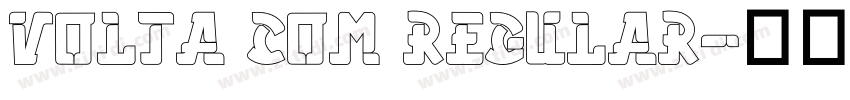 Volta Com Regular字体转换